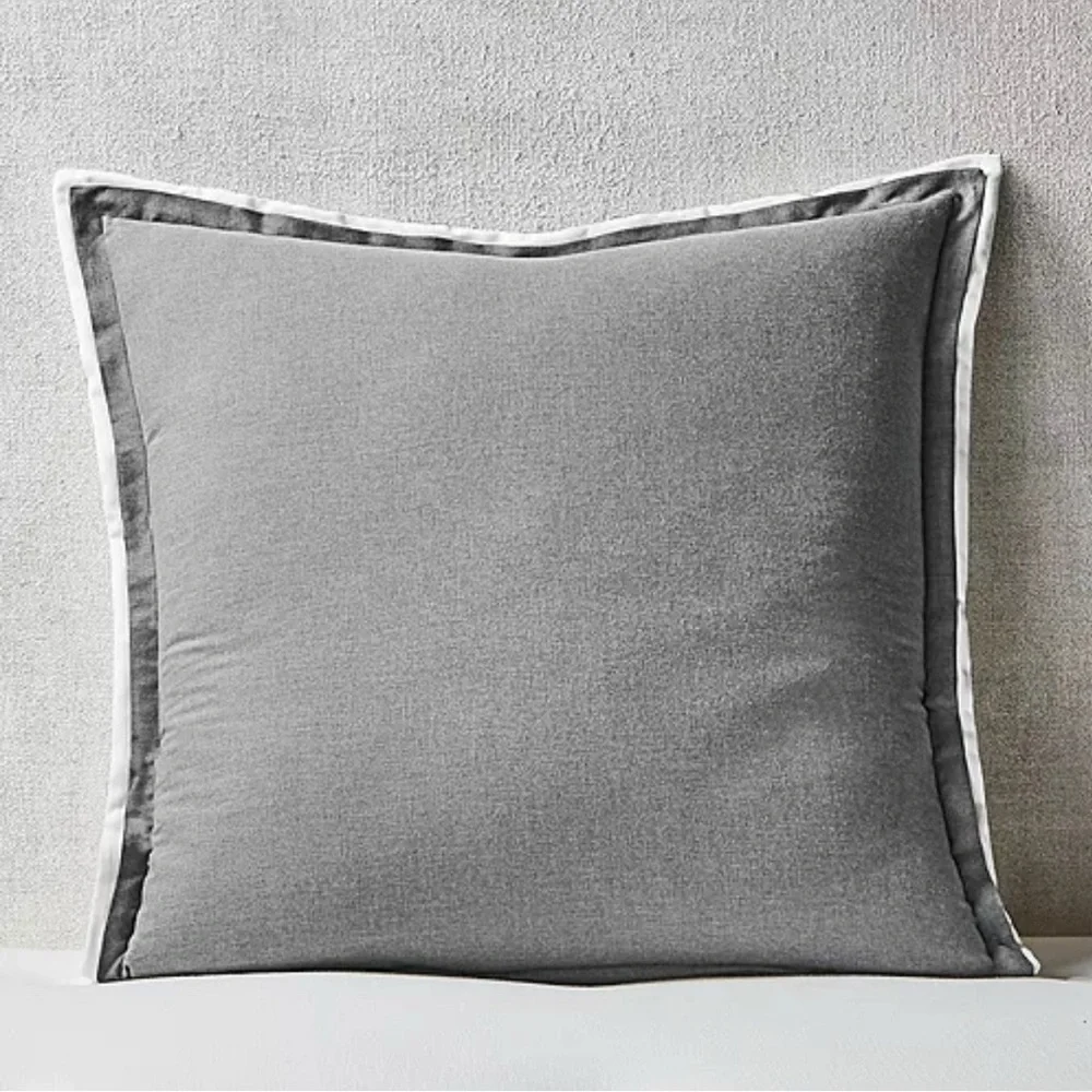 Hudson Park Collection Cotton-Cashmere Euro Sham, New w/Tag